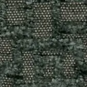 Olive green fabric swatch with a grid pattern of woven and solid textures, featuring beige and cream contrast, labeled “swan > fabric (h) > h 641”.